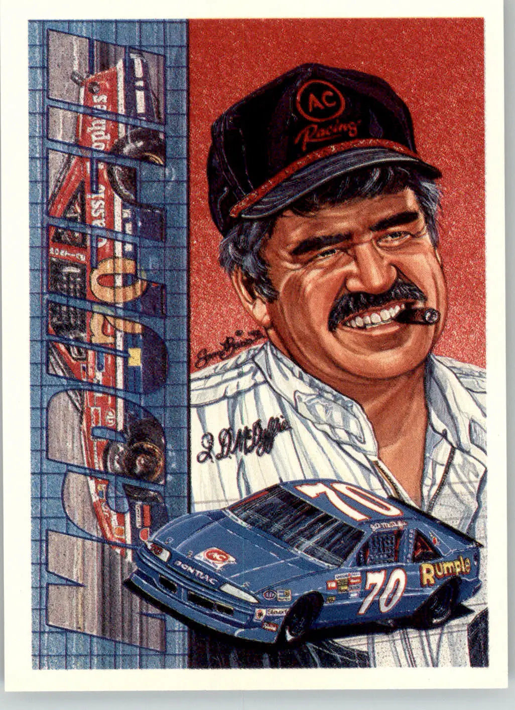 J.D. McDuffie - 1992 Maxx (Red) - #2 - Sam Bass Racing - Racing Card Single