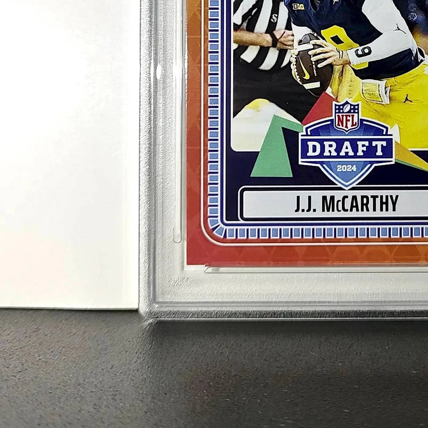 J.J. McCarthy 2023 Panini Instant Draft Night #NFLDN-1 PSA 9 Mint - Football Card Single