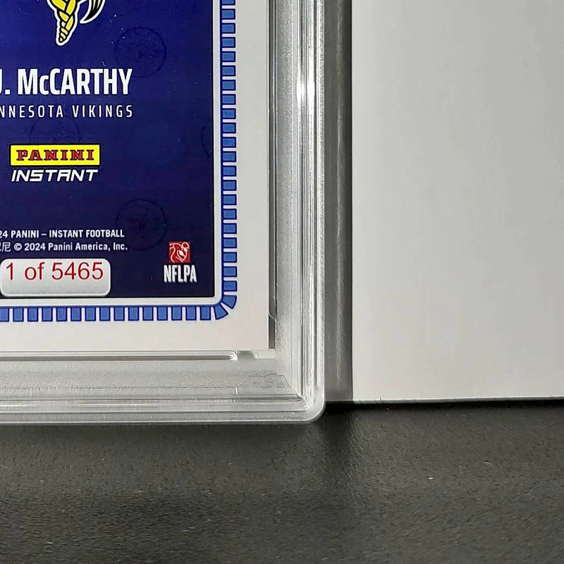 J.J. McCarthy 2023 Panini Instant Draft Night #NFLDN-1 PSA 9 Mint