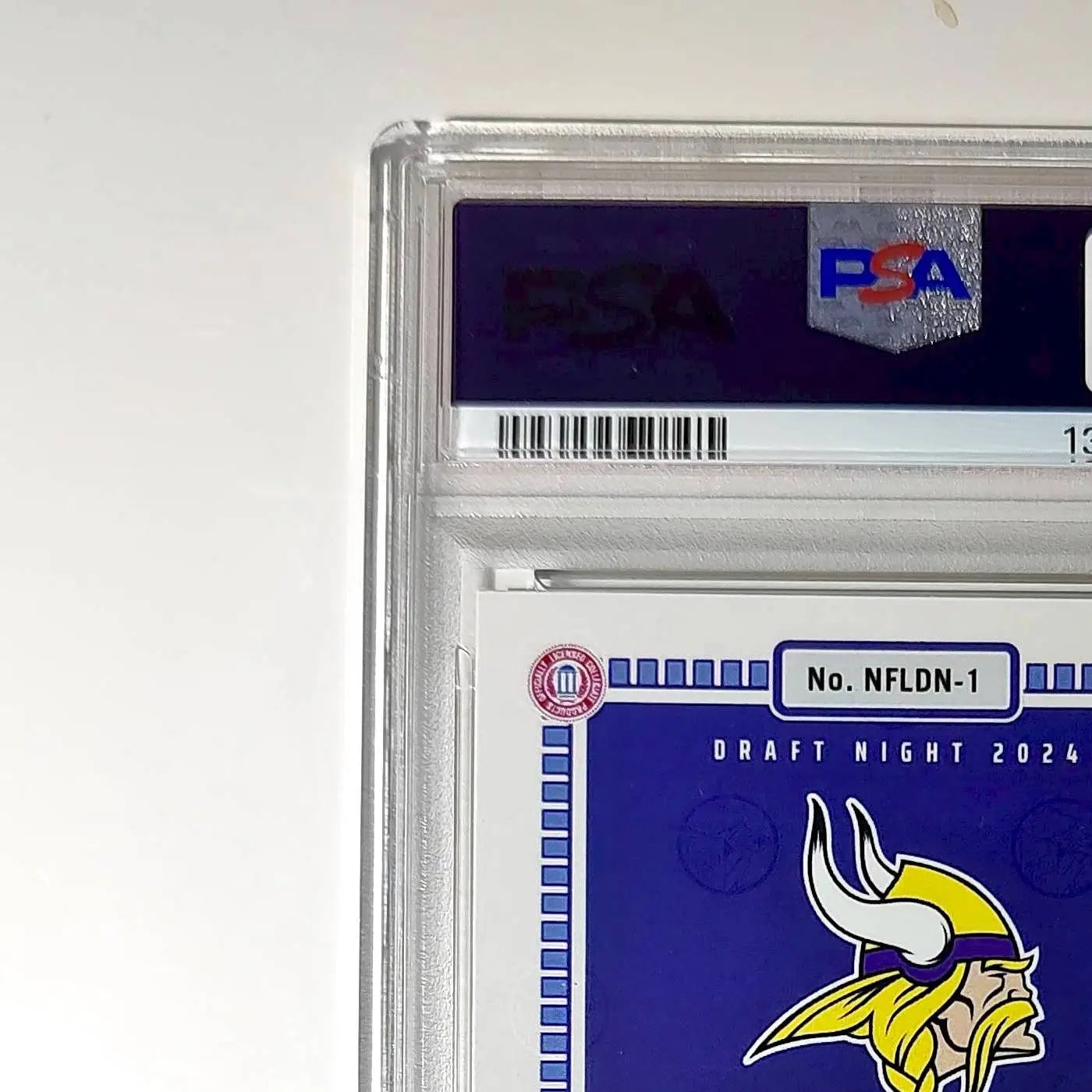 J.J. McCarthy 2023 Panini Instant Draft Night #NFLDN-1 PSA 9 Mint - Football Card Single