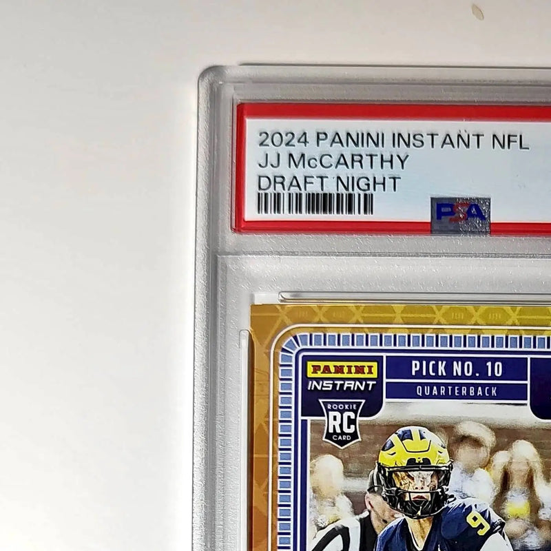 J.J. McCarthy 2023 Panini Instant Draft Night #NFLDN-1 PSA 9 Mint