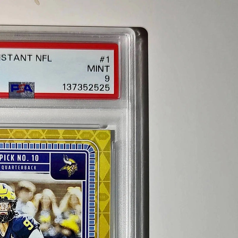 J.J. McCarthy 2023 Panini Instant Draft Night #NFLDN-1 PSA 9 Mint