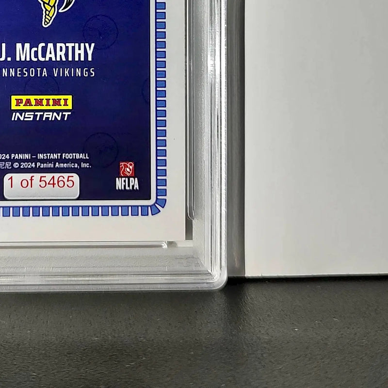 J.J. McCarthy 2023 Panini Instant Draft Night #NFLDN-1 PSA 9 Mint