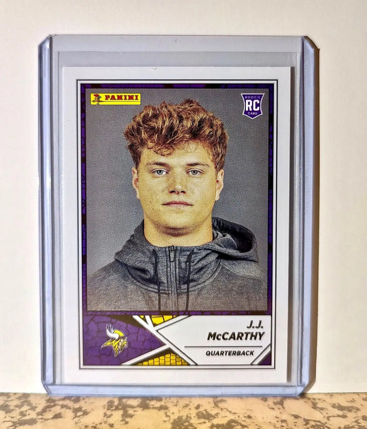 J.J. McCarthy 2024 Panini NFL #78 Rookie Sticker Card Minnesota Vikings - Football Card Single