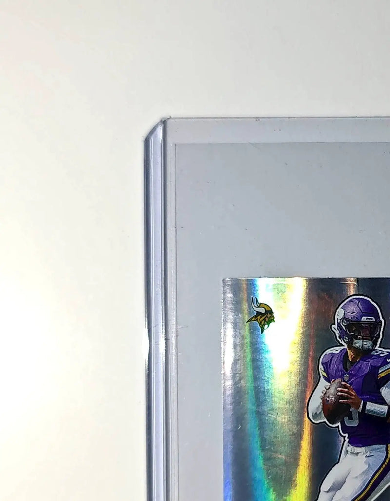 J.J. McCarthy 2025 Panini NFL #421 Foil Sticker Minnesota Vikings