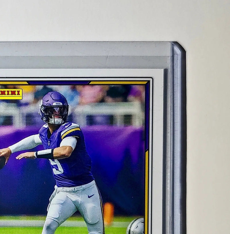 J.J. McCarthy 2025 Panini NFL #8 Sticker Card Minnesota Vikings