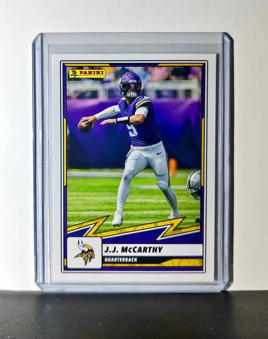 J.J. McCarthy 2025 Panini NFL #8 Sticker Card Minnesota Vikings - Football Card Single