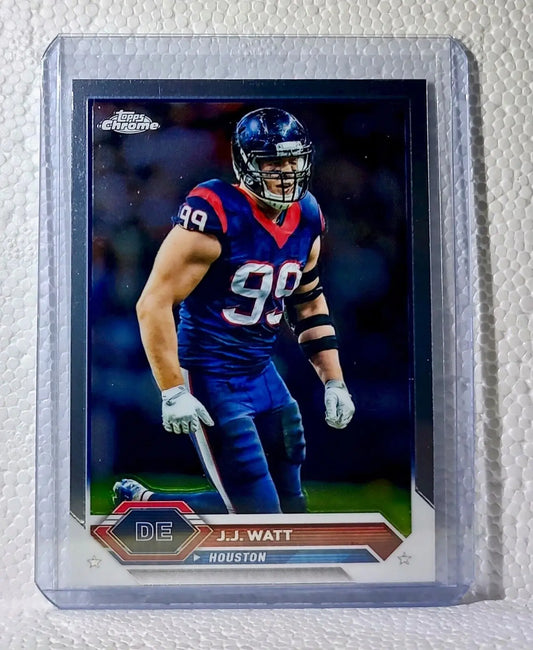 J.J. Watt 2023 Topps Chrome NFL #47 Composite Football Card Houston Texans - Football Card Single