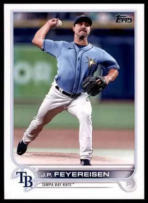 J.P. Feyereisen Rookie 2022 Topps Update #US228 Tampa Bay Rays - Baseball Card Single