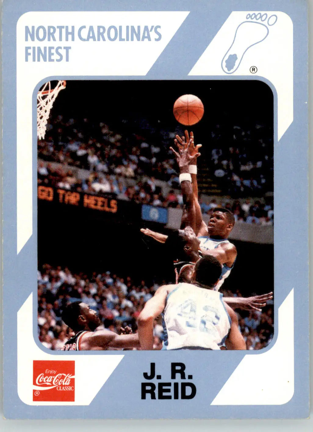 J.R. Reid - 1989 Collegiate Collection North Carolina’s Finest - #80 - Basketball Card Single