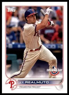 J.T. Realmuto 2022 Topps Opening Day #59 Philadelphia Phillies - Baseball Card Single