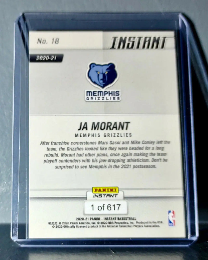 Ja Morant 2020-21 Panini NBA Tip-Off #18 Basketball Card 1 of 617 - Basketball Card Single
