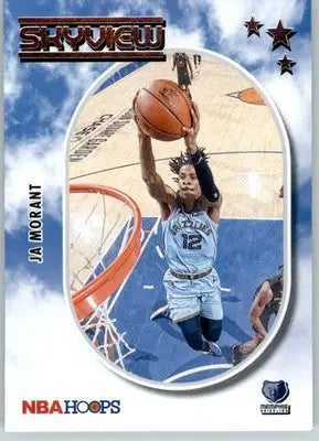 Ja Morant - 2021-22 Hoops - #20 - Skyview Basketball - Basketball Card Single