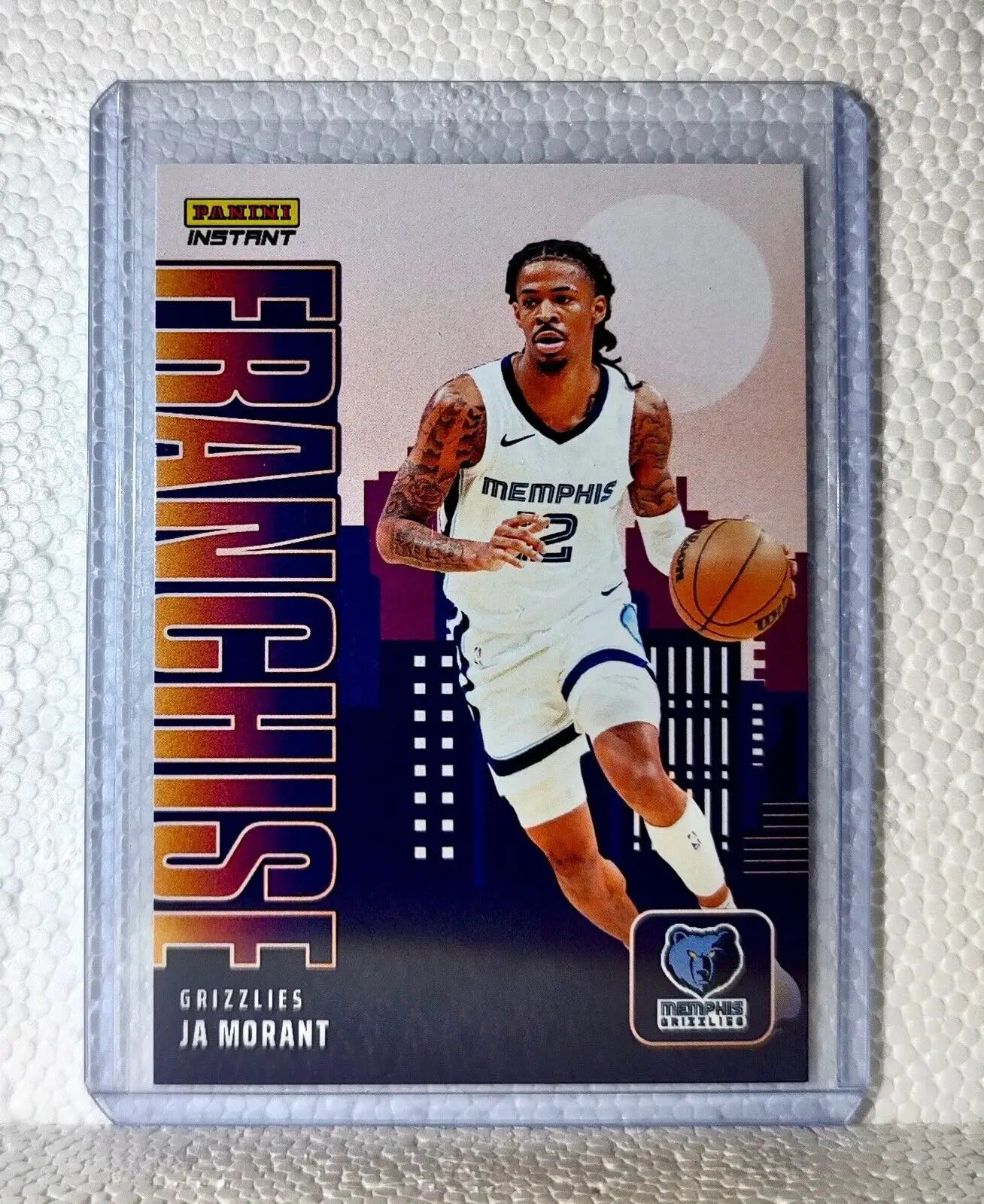 Ja Morant 2023-24 NBA #24 Franchise Basketball Card Memphis Grizzlies 1/485 - Basketball Card Single