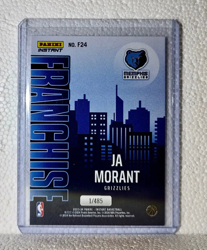 Ja Morant 2023-24 NBA #24 Franchise Basketball Card Memphis Grizzlies 1/485 - Basketball Card Single
