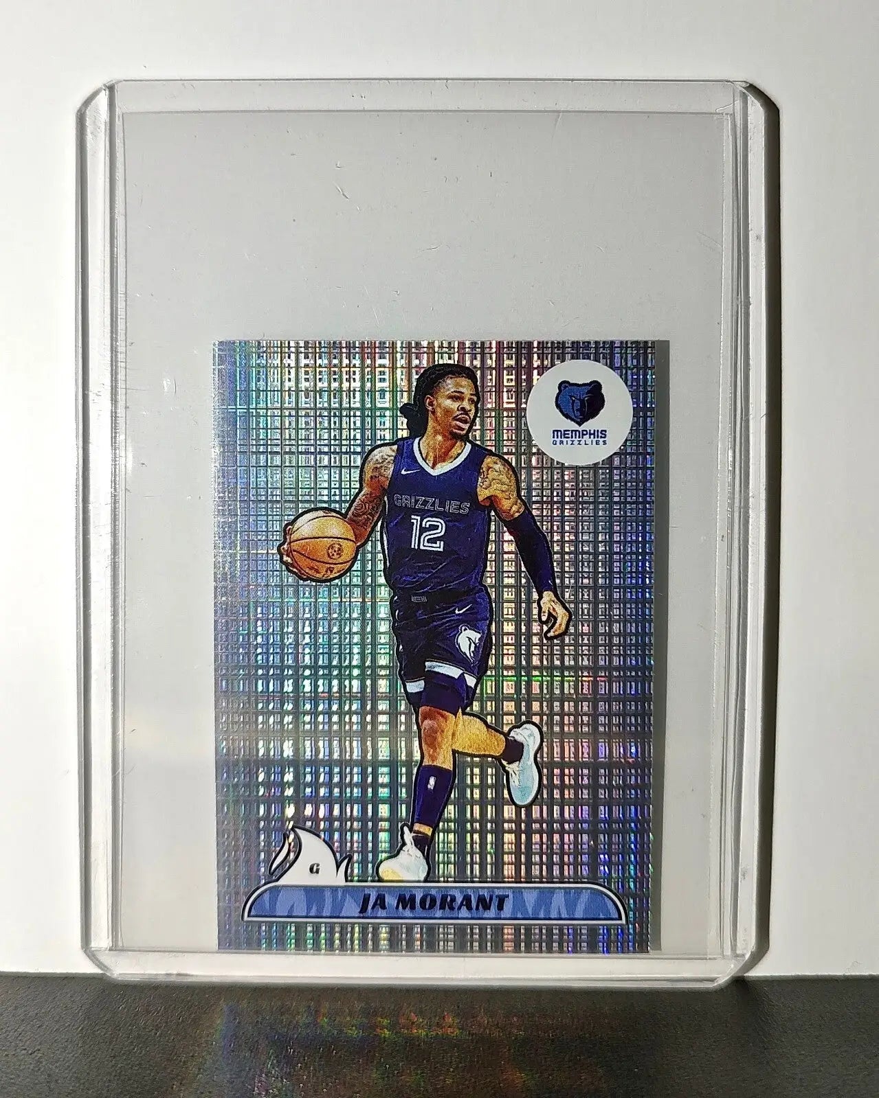 Ja Morant 2024-25 Panini NBA #384 Foil Sticker Card Memphis Grizzlies - Basketball Card Single