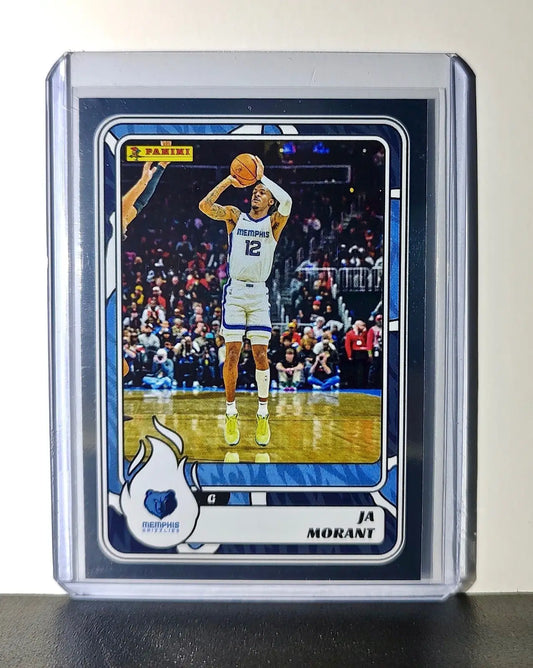 Ja Morant 2024-25 Panini NBA #46 Foil Sticker Card Memphis Grizzlies - Basketball Card Single