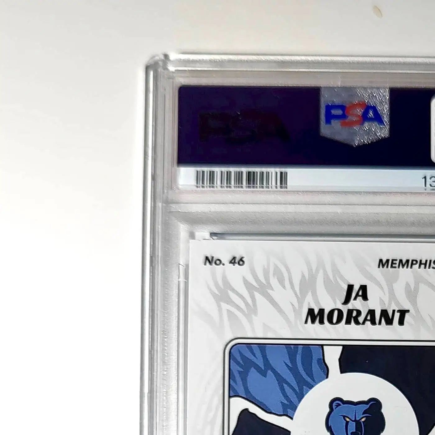 Ja Morant 2024-25 Panini NBA #46 Sticker 9/215 Blue Foil PSA 7 NM