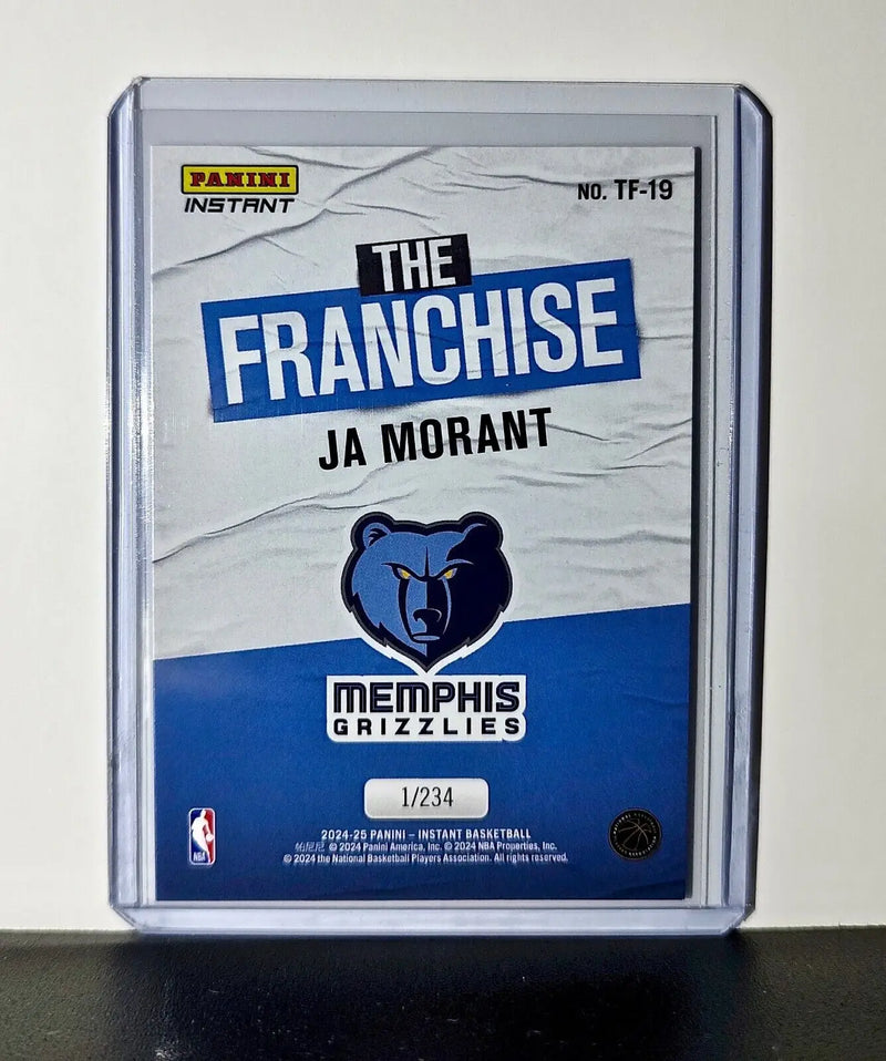 Ja Morant 2024-25 Panini The Franchise NBA #19 Card Memphis Grizzlies 1/234 - Basketball Card Single