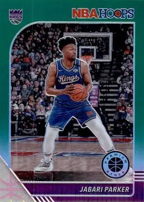 Jabari Parker - 2019-20 Hoops Premium Stock - #195 - Prizms Green Basketball - Basketball Card Single