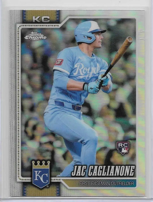 Jac Caglianone 2026 Topps Chrome #131 Refractor (1437) - Baseball Card Single