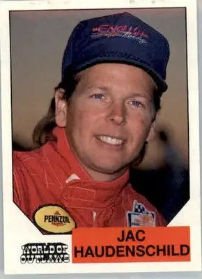 Jac Haudenschild - 1990 World of Outlaws - #14 - Racing - Racing Card Single