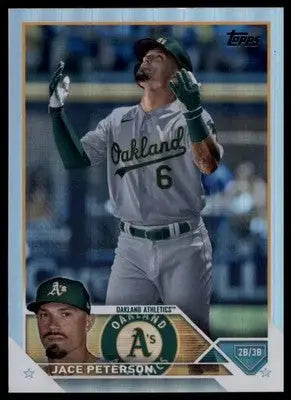 Jace Peterson 2023 Topps Rainbow Foil #619 Oakland Athletics