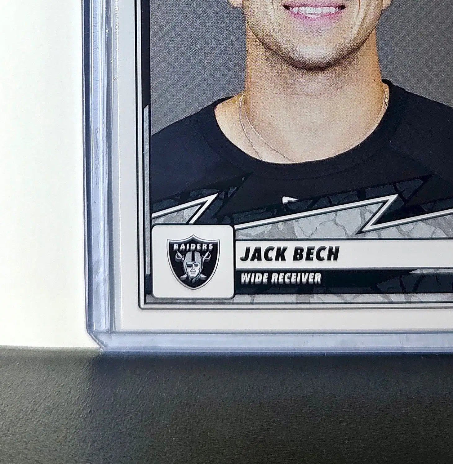 Jack Bech Rookie 2025 Panini NFL #88 Sticker Card Las Vegas Raiders