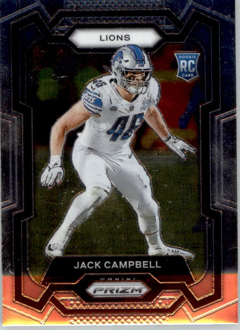 Jack Campbell - 2023 Panini Prizm - #330 - RC Football - Football Card Single