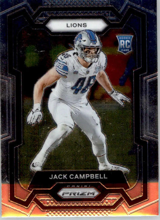 Jack Campbell - 2023 Panini Prizm - #330 - RC Football - Football Card Single