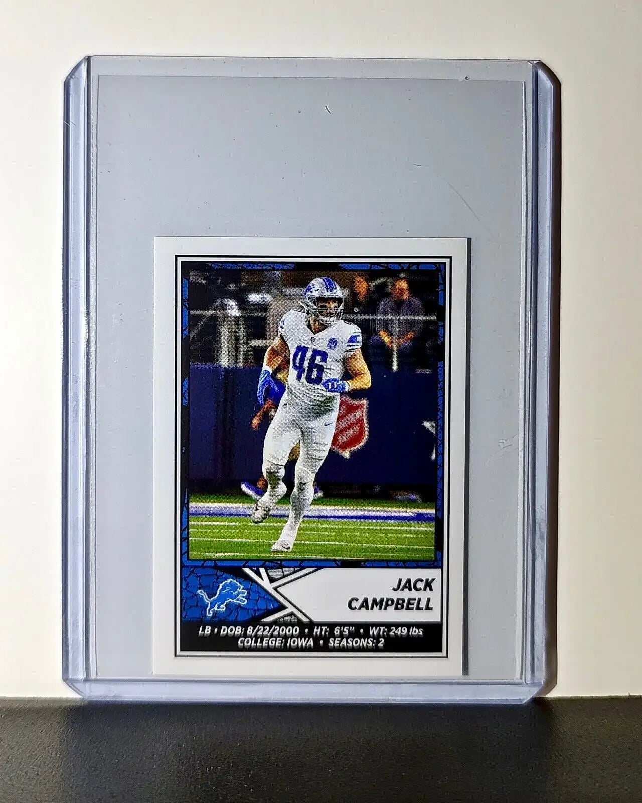 Jack Campbell 2024 Panini NFL Sticker #389 Detroit Lions