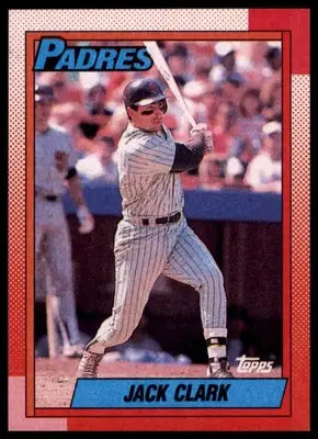 Jack Clark 1990 Topps #90 San Diego Padres - Baseball Card Single