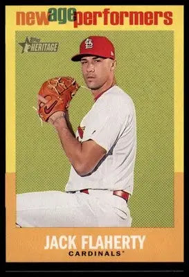 Jack Flaherty 2020 Topps Heritage New Age Performers #NAP-21 St. Louis Cardinals - Baseball Card Single