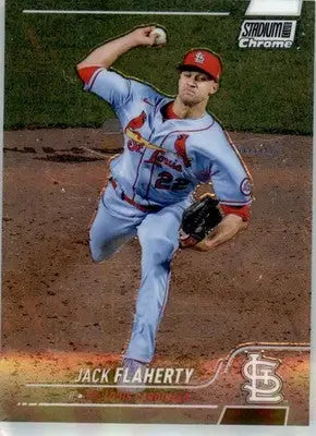 Jack Flaherty - 2022 Stadium Club Chrome - #124 - Baseball - Baseball Card Single