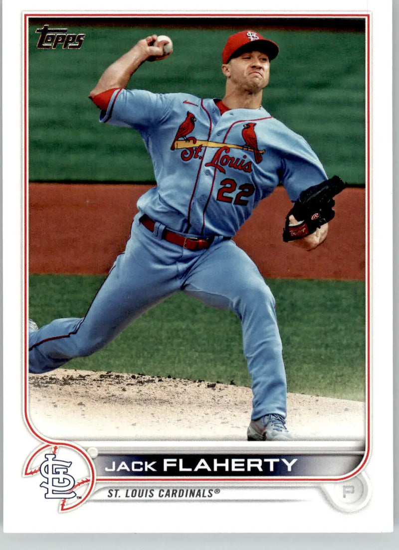 Jack Flaherty - 2022 Topps - #588 - Baseball - Baseball Card Single
