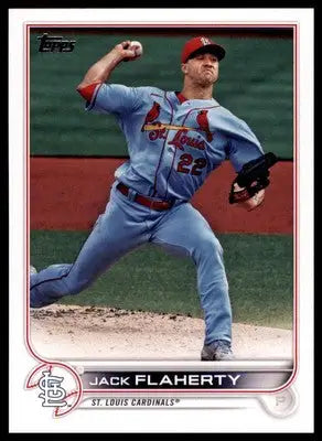 Jack Flaherty 2022 Topps #588 St. Louis Cardinals - Baseball Card Single