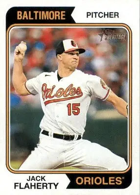 Jack Flaherty - 2023 Topps Heritage - #571 - Baseball - Baseball Card Single