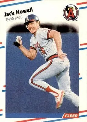 Jack Howell - 1988 Fleer - #491 - Baseball - Baseball Card Single