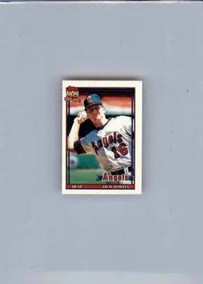Jack Howell - 1991 Topps Micro - #57 - Baseball - Baseball Card Single