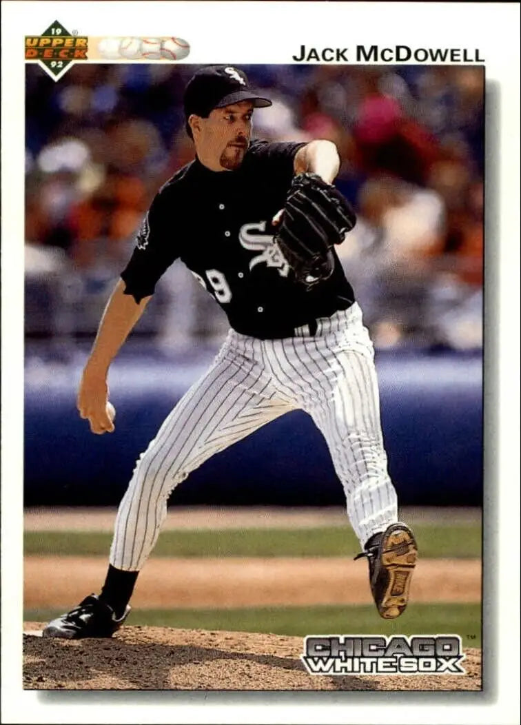 Jack McDowell 1992 Upper Deck MLB #553 Baseball Card Chicago White Sox - Baseball Card Single