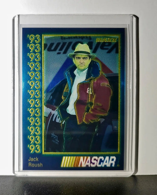 Jack Roush 1993 Maxx Premier Plus Racing #93 NASCAR Card Roush Racing - Racing Card Single