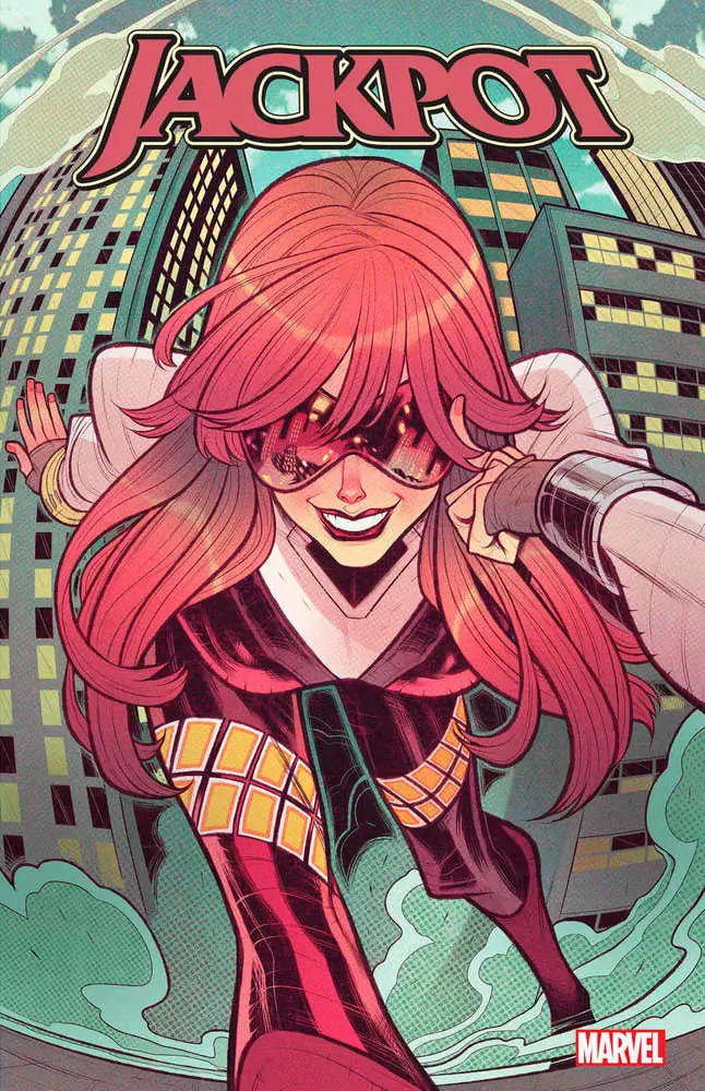 Comic book cover of Jackpot 1 featuring Elizabeth Torque in a vibrant costume
