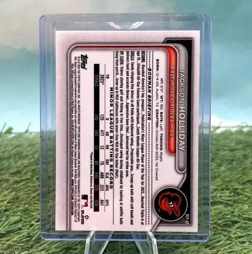 Jackson Holliday -2024 Bowman Chrome Mega Mojo- #BCP-47 -Baltimore Orioles - Baseball Card Single