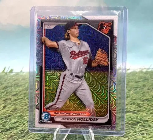 Jackson Holliday -2024 Bowman Chrome Mega Mojo- #BCP-47 -Baltimore Orioles - Baseball Card Single