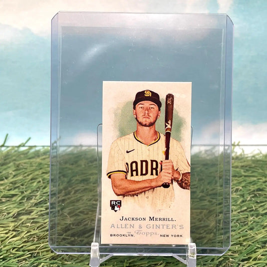 Jackson Merrill 2024 Topps Allen & Ginter Mini (RC) Rookie Design #RD-6 Padres - Baseball Card Single