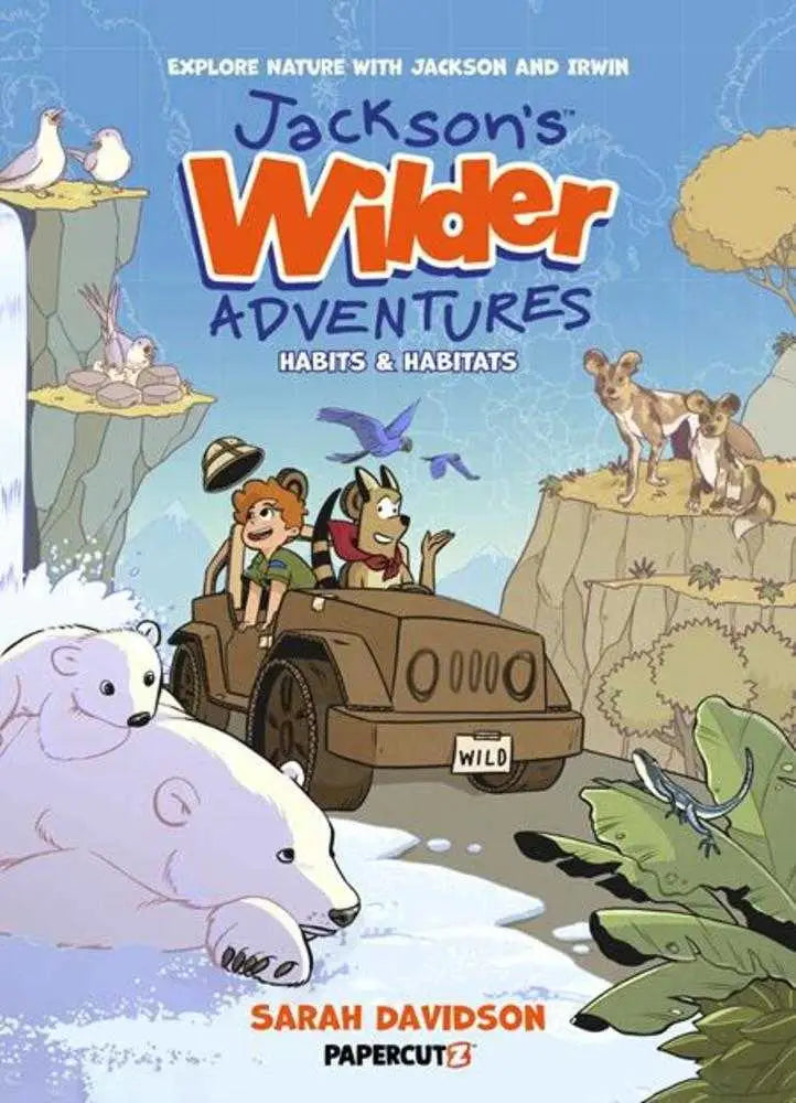 Children’s adventure book cover for Jacksons Wilder Adventures TPB Volume 1