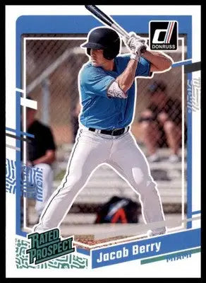 Jacob Berry 2023 Donruss #52 Miami Marlins - Baseball Card Single