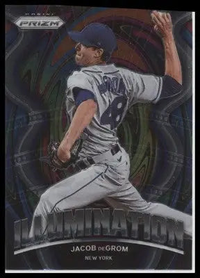 Jacob deGrom 2022 Panini Prizm Illumination #IL-1 New York Mets