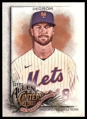 Jacob deGrom 2022 Topps Allen & Ginter #6 New York Mets - Baseball Card Single
