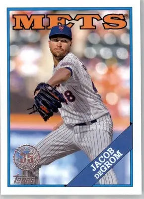 Jacob deGrom - 2023 Topps - #T88-54 - 1988 Topps Baseball 35th Anniversary - Baseball Card Single